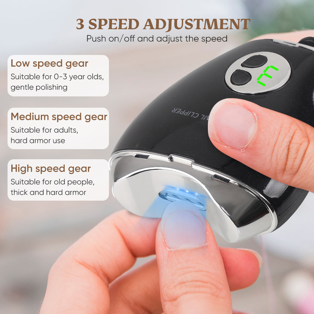 Coupe-ongles électrique rechargeable